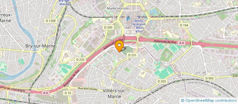 localisation de l'entreprise MADAME KOUMEA ALO RAFIATOU KOLOU  VILLIERS-SUR-MARNE