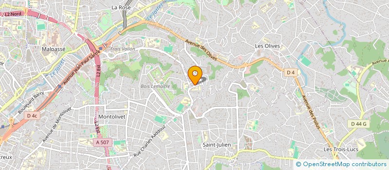 localisation de l'entreprise MADAME KOURI LINDA KOURI LINDA à MARSEILLE 13EME