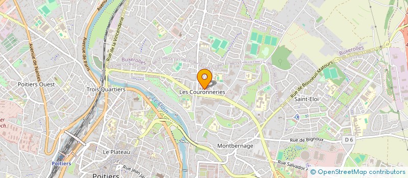 localisation de l'entreprise MADAME KOUSSAN JOCELYNE N DA  POITIERS