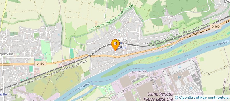 localisation de l'entreprise MADAME KOUSSO AKE  COURCELLES-SUR-SEINE