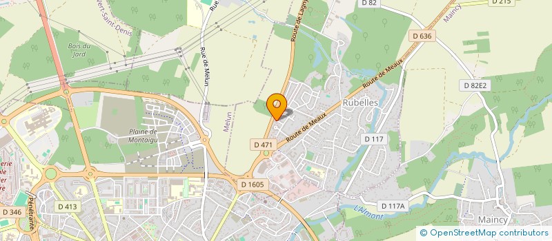 localisation de l'entreprise MADAME KOUSSO REGNAULT  RUBELLES