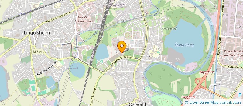 localisation de l'entreprise MADAME KPAMPEULE OUAHOU  OSTWALD