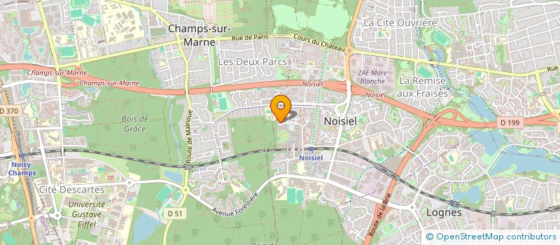 localisation de l'entreprise MADAME KPESSOU ADJIBI  NOISIEL