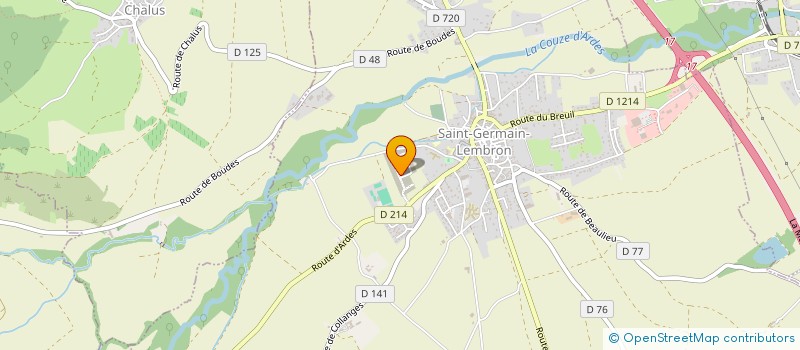 localisation de l'entreprise MADAME KRALFA DJEMAIA  SAINT-GERMAIN-LEMBRON