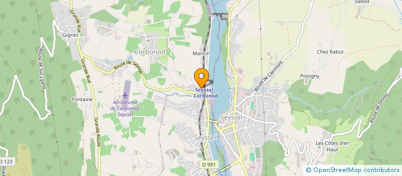 localisation de l'entreprise MADAME KRASSIMIRA TZANKOVA  CORBONOD