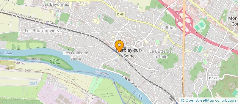 localisation de l'entreprise MADAME KREISSY OMOMBO  HERBLAY-SUR-SEINE