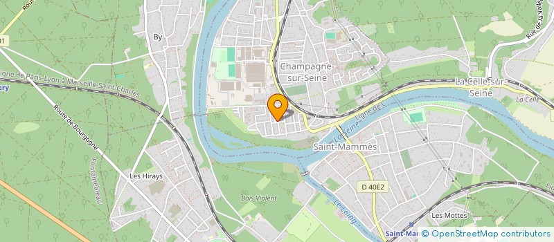 localisation de l'entreprise MADAME KREMENA MECHKOVA à CHAMPAGNE-SUR-SEINE