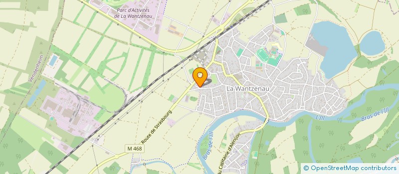 localisation de l'entreprise MADAME KREMENA POPOVA  LA WANTZENAU