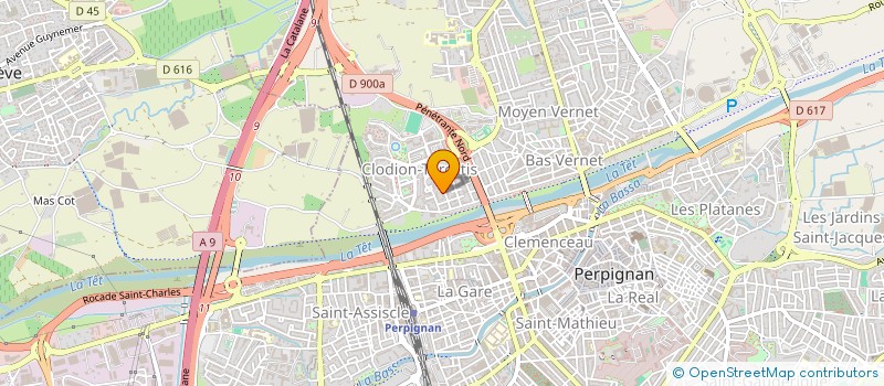 localisation de l'entreprise MADAME KRIM SARA  PERPIGNAN