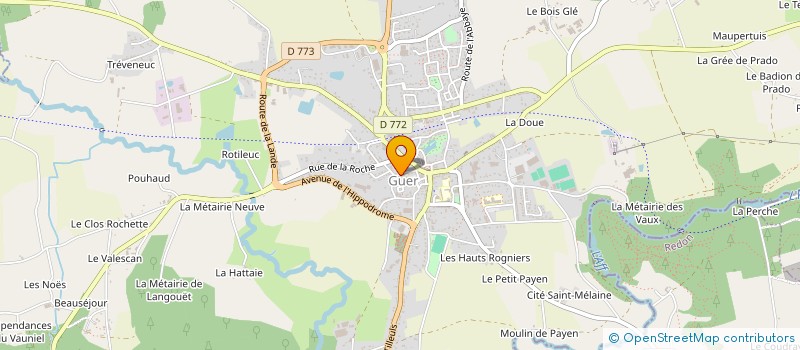 localisation de l'entreprise MADAME KRIOSTOFF WILLEMM  GUER