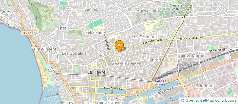 localisation de l'entreprise MADAME KRISDAPORN MUANGPUNTH à LE HAVRE