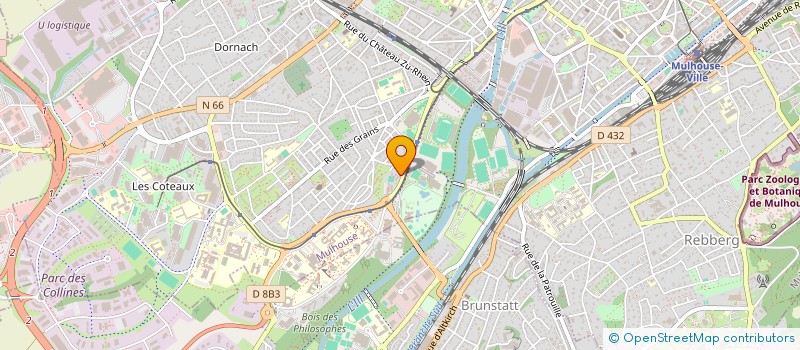 localisation de l'entreprise MADAME KRISHNA DIVINE TOUNGOU NZOUNZA  MULHOUSE