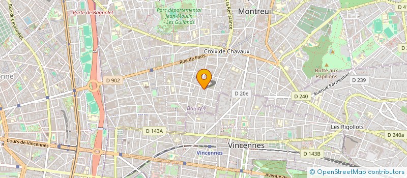 localisation de l'entreprise MADAME KRISTA CHELLAN à MONTREUIL