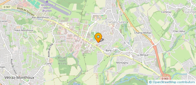 localisation de l'entreprise MADAME KRISTA DEPETRIS  CRANVES-SALES