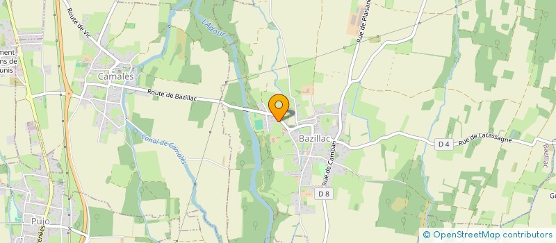 localisation de l'entreprise MADAME KRISTEL BOUAKSA  BAZILLAC