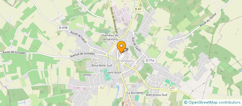 localisation de l'entreprise MADAME KRISTEL CALZADA  FRONTON