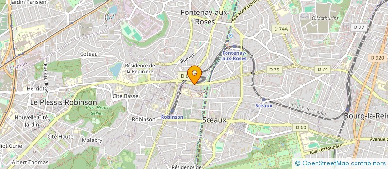 localisation de l'entreprise MADAME KRISTEL DROLLEE à FONTENAY-AUX-ROSES