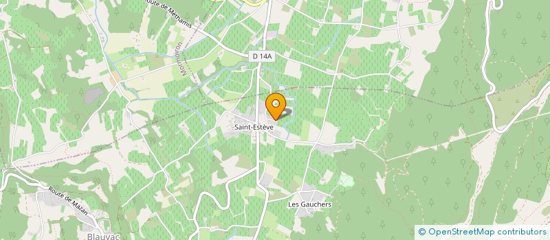 localisation de l'entreprise MADAME KRISTEL GEVAERT  BLAUVAC