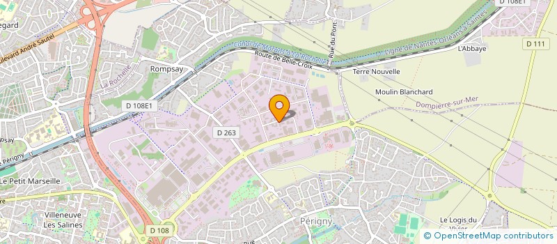 localisation de l'entreprise MADAME KRISTEL HAMELIN  PERIGNY