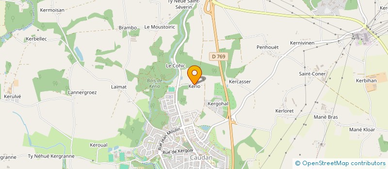 localisation de l'entreprise MADAME KRISTEL MAREC  CAUDAN