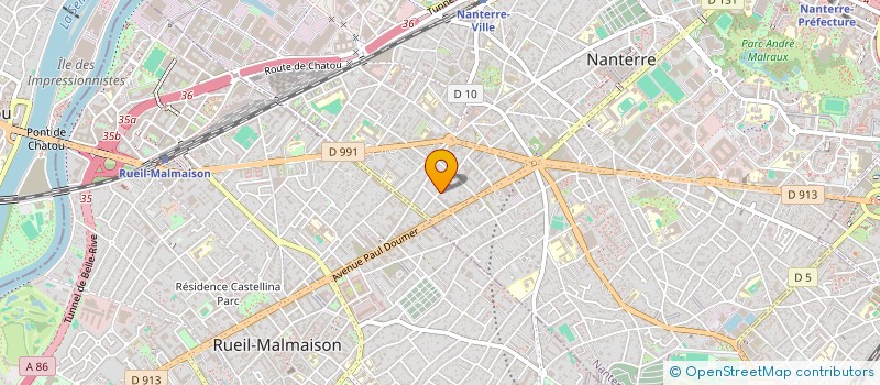 localisation de l'entreprise MADAME KRISTEL MASURE  NANTERRE