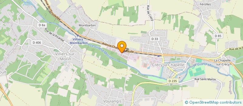 localisation de l'entreprise MADAME KRISTEL MENEGAULT  CRECY-LA-CHAPELLE