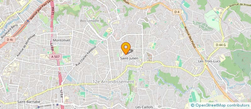 localisation de l'entreprise MADAME KRISTEL ROBERT-SABIANI à MARSEILLE