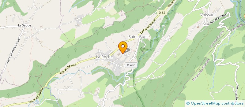 localisation de l'entreprise MADAME KRISTEL VERNIZEAU  SAINT-BUEIL