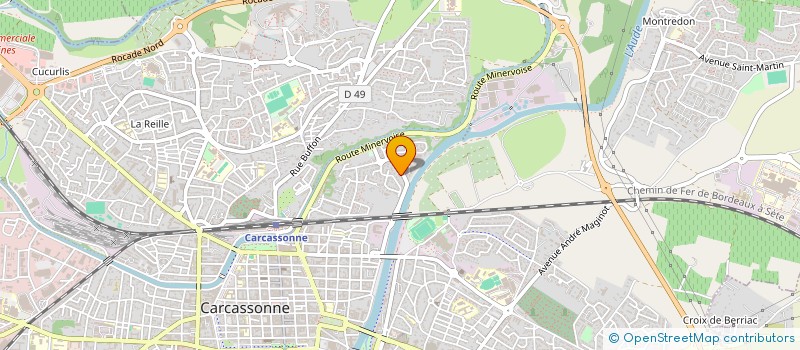 localisation de l'entreprise MADAME KRISTEL VILLAN  CARCASSONNE