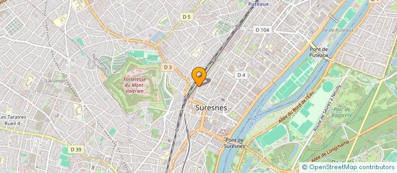 localisation de l'entreprise MADAME KRISTELE NONNET à SURESNES
