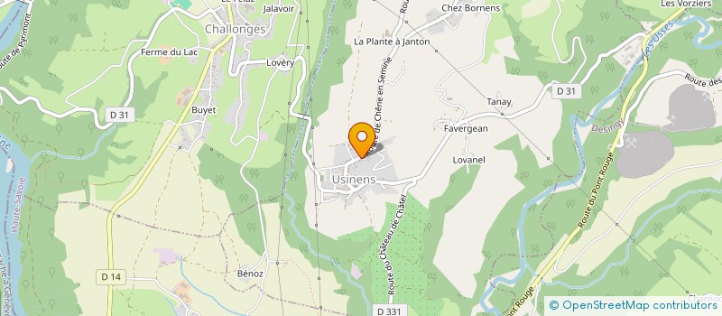 localisation de l'entreprise MADAME KRISTELL AURORE CLARY  USINENS