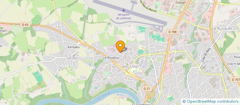 localisation de l'entreprise MADAME KRISTELL BEGON  LANNION