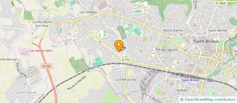 localisation de l'entreprise MADAME KRISTELL GUILLEVIC à SAINT-BRIEUC