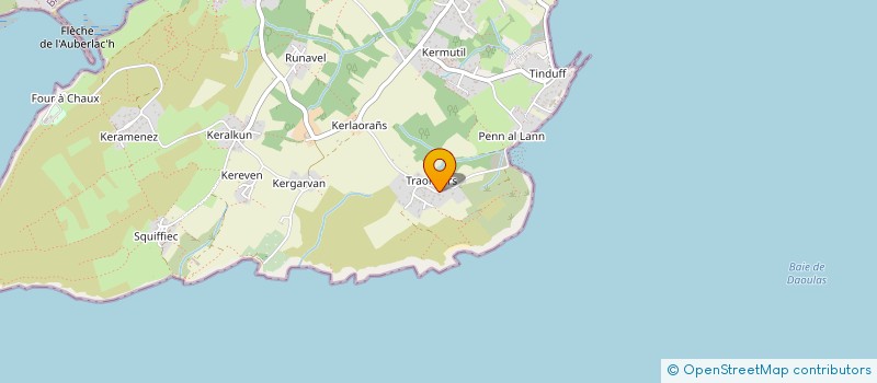 localisation de l'entreprise MADAME KRISTELL KERDONCUFF  PLOUGASTEL-DAOULAS