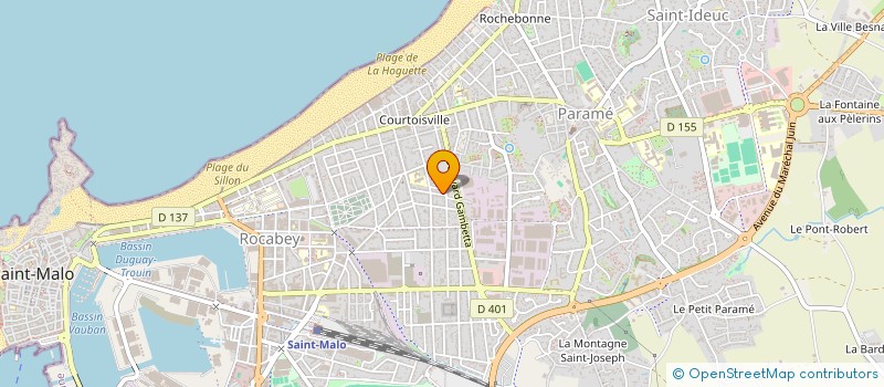 localisation de l'entreprise MADAME KRISTELL LE GOFF  SAINT-MALO