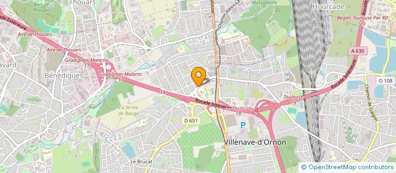 localisation de l'entreprise MADAME KRISTELL LECROISEY  VILLENAVE-D'ORNON