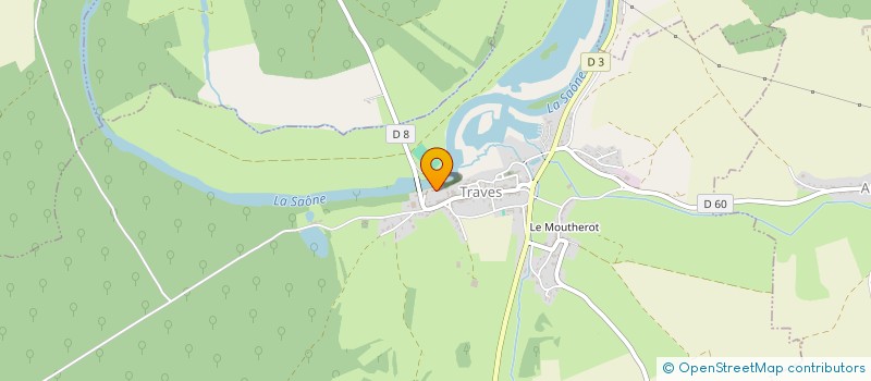 localisation de l'entreprise MADAME KRISTELL LOMENECH  TRAVES