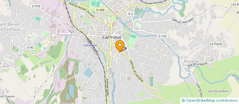 localisation de l'entreprise MADAME KRISTELL MASSOL  CARMAUX