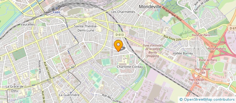 localisation de l'entreprise MADAME KRISTELL MINERBE à MONDEVILLE