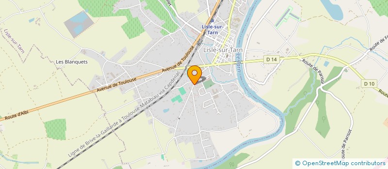 localisation de l'entreprise MADAME KRISTELL NAOUR à LISLE-SUR-TARN