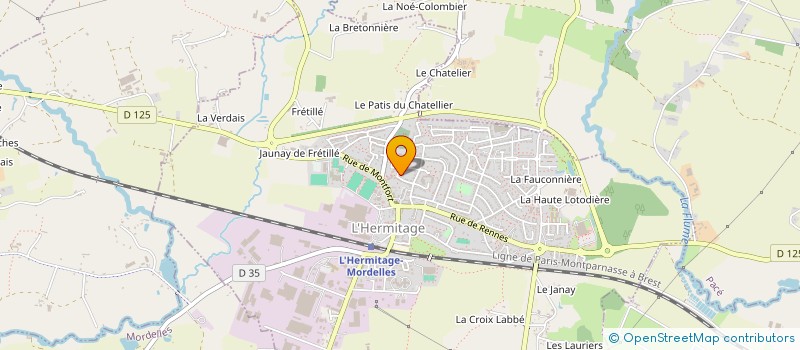 localisation de l'entreprise MADAME KRISTELL NAVEL  L'HERMITAGE