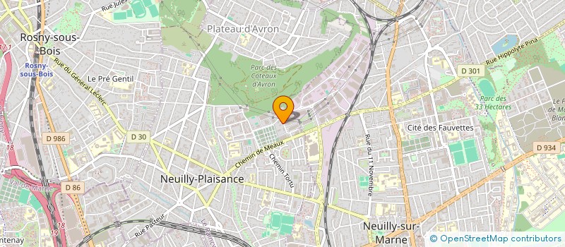 localisation de l'entreprise MADAME KRISTELL ROUGE  NEUILLY-PLAISANCE