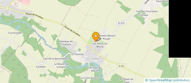 localisation de l'entreprise MADAME KRISTELLE BELFORT à GRISELLES