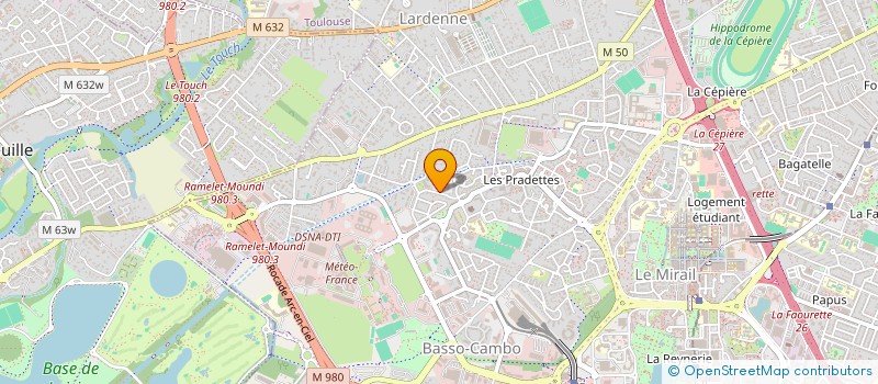 localisation de l'entreprise MADAME KRISTELLE BONDI  TOULOUSE