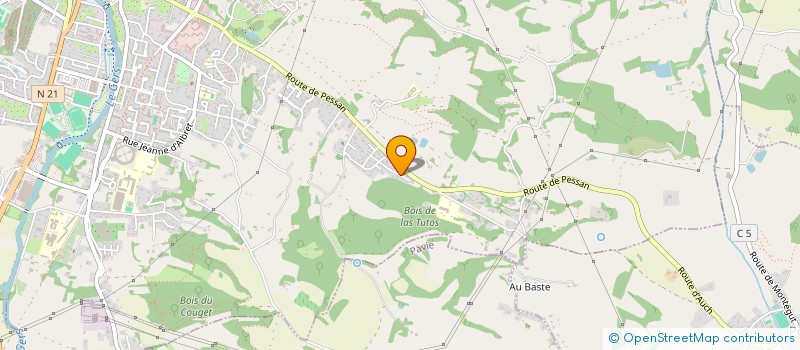 localisation de l'entreprise MADAME KRISTELLE BOURG  AUCH