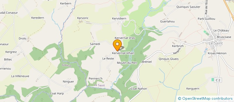 localisation de l'entreprise MADAME KRISTELLE TOLLEC à LE SAINT