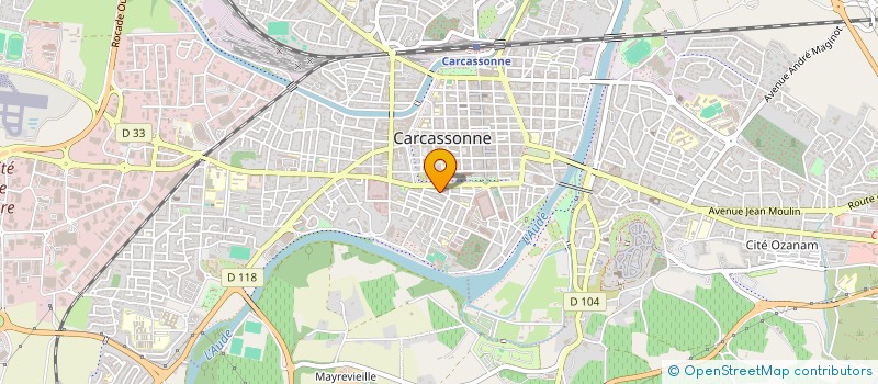 localisation de l'entreprise MADAME KRISTEN BECHT  CARCASSONNE