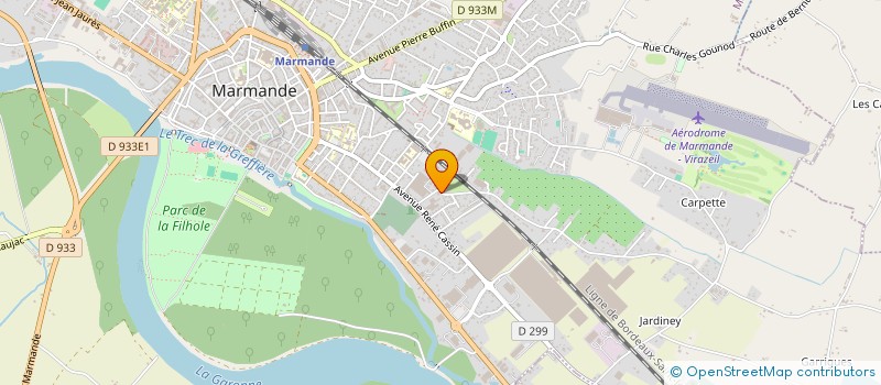localisation de l'entreprise MADAME KRISTI RAIDNA à MARMANDE