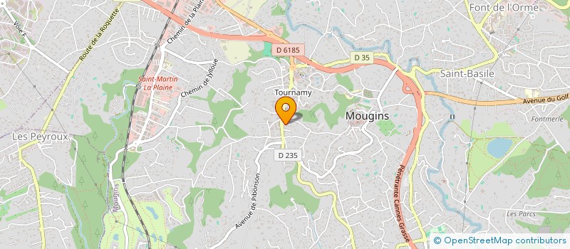 localisation de l'entreprise MADAME KRISTIINA TERVO  MOUGINS