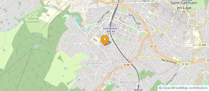 localisation de l'entreprise MADAME KRISTIN HOOF  SAINT-GERMAIN-EN-LAYE